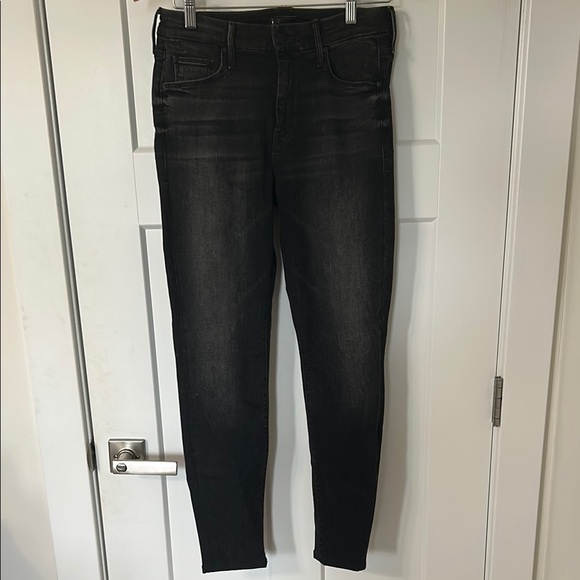 MOTHER Denim - MOTHER Women's Charcoal Skinny Jeans
